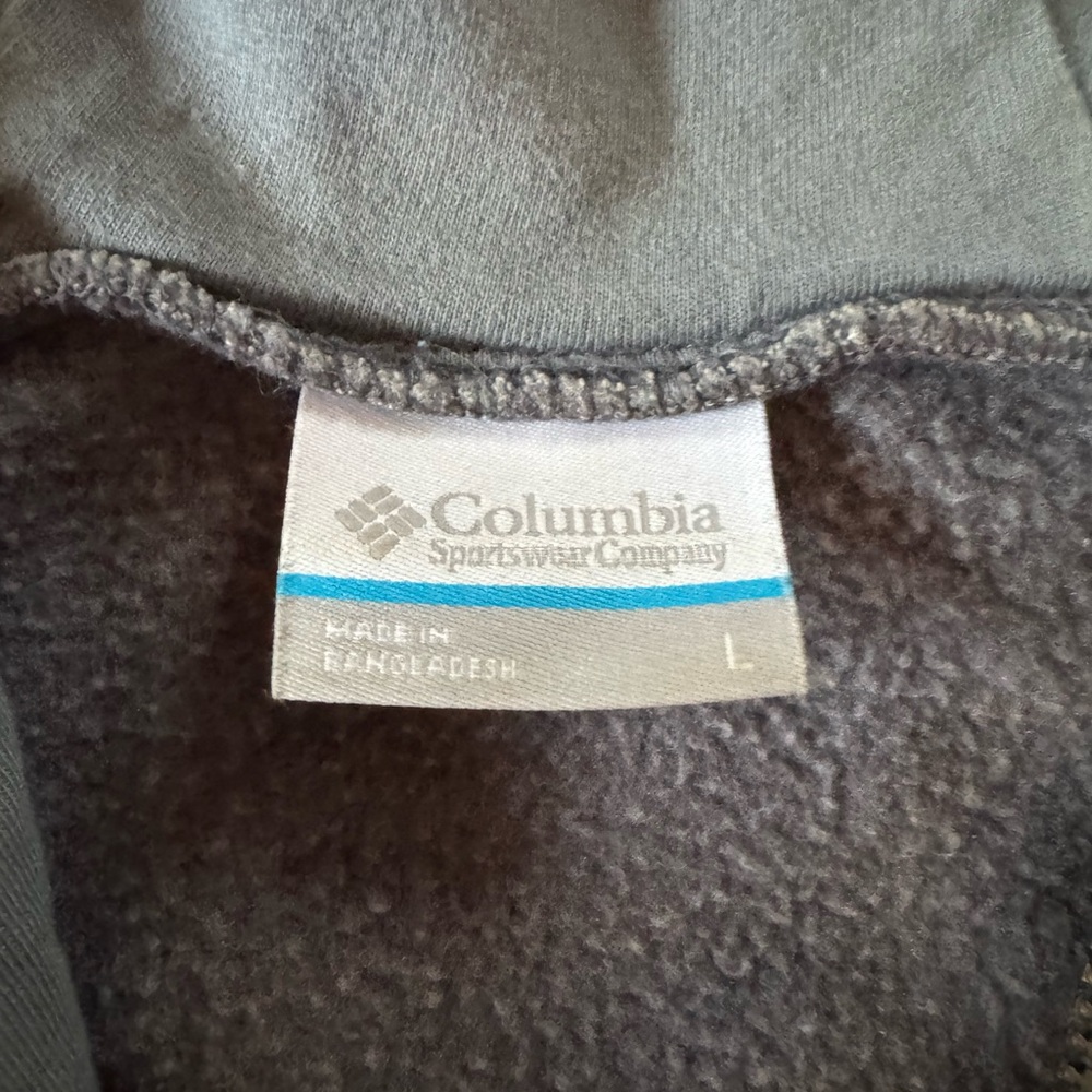 Columbia Gray Quarter Zip-Up Hoodie - Picture 2 of 3